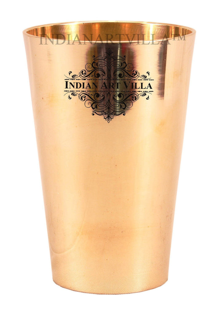 IndianArtVilla Best Quality Bronze Lassi Glass Bronze Tumblers Indian Art Villa