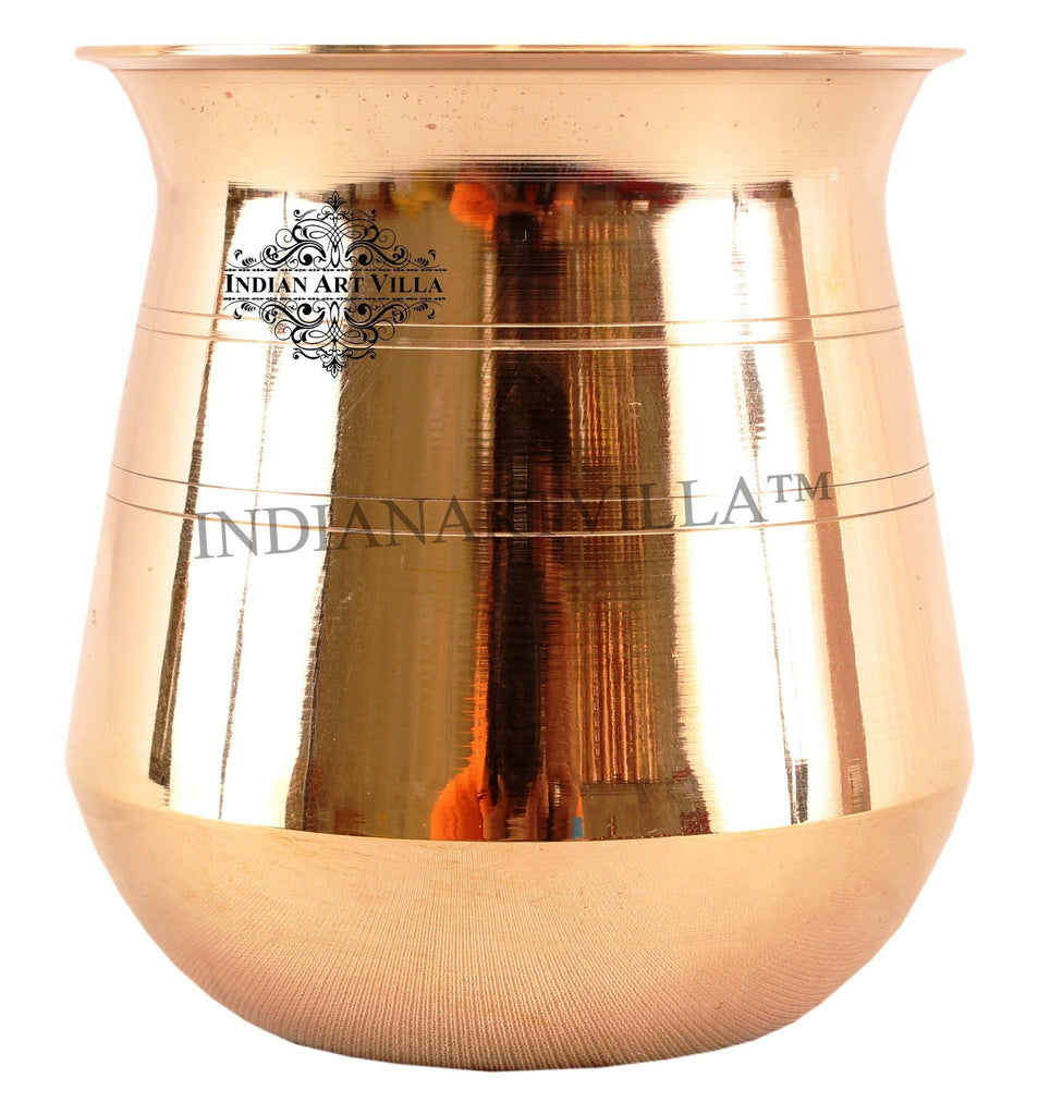 IndianArtVilla Best Quality Small Lining Design Lota Containers Indian Art Villa