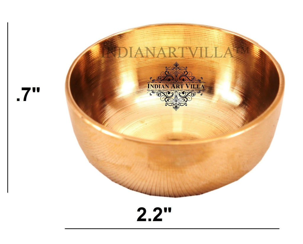 IndianArtVilla Bronze Kansa Chandan Bowl Katori Bowls Indian Art Villa