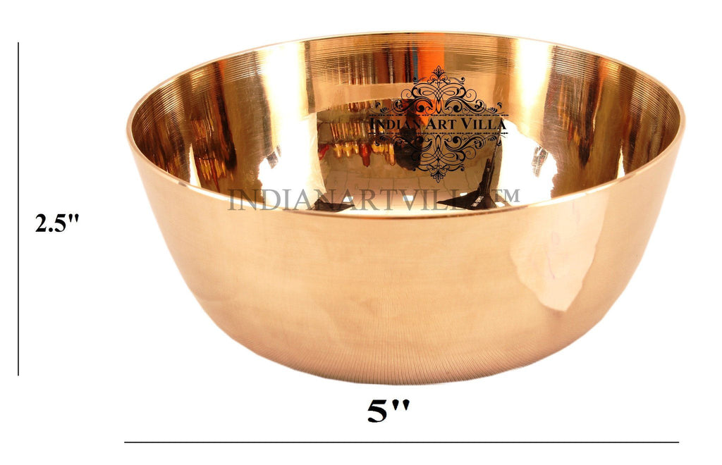 IndianArtVilla Dinnerware Bronze Bowl