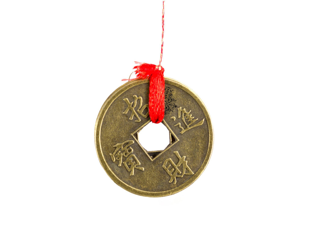 Metal Alloy Set of 3 Fenghui Lucky Coins Vastu Items V-1