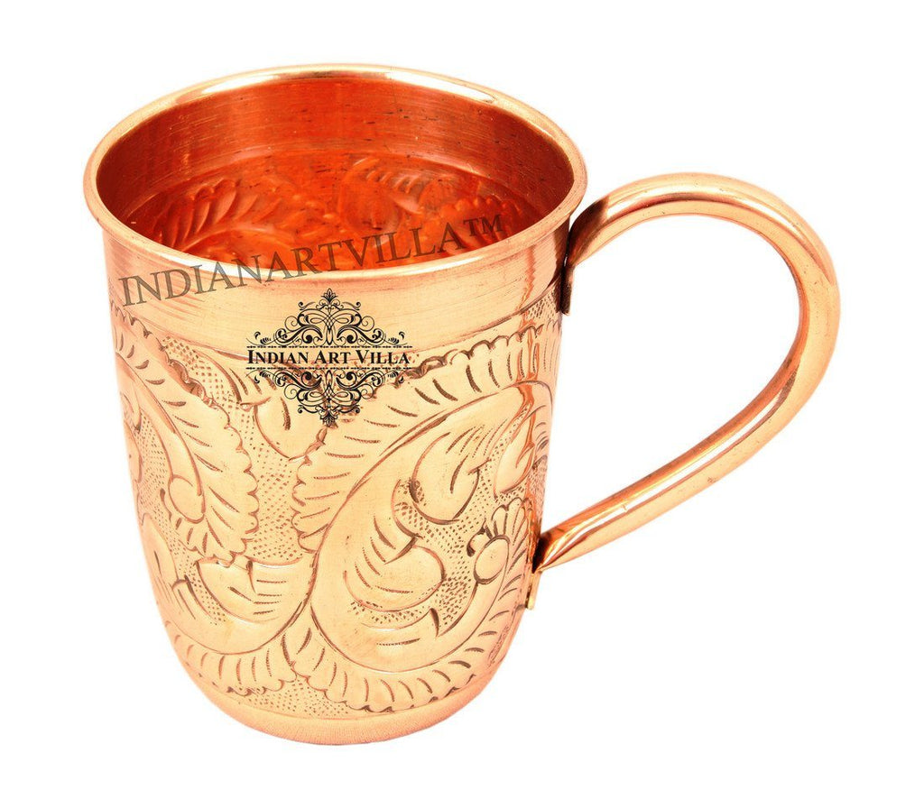 Pure Copper Designer Long Moscow Mule Mug 15 Oz