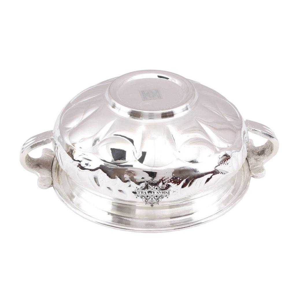 Silver Plated Designer Urli Platter|Decorative Gift Item Silver plated urli SP-1