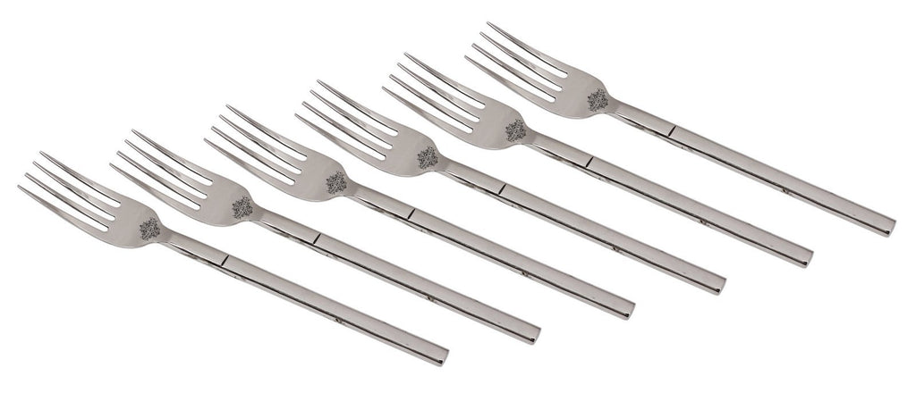 Stainless Steel Designer Premium Quality Cutlery Fork Set Forks SS-8 6 Pieces