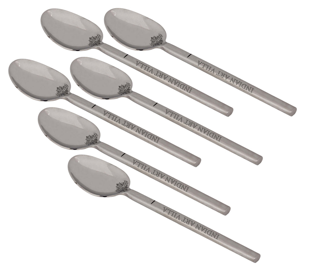 Stainless Steel Designer Premium QualityCutlery Baby Spoon Set Spoons Steel Cutlery 6 Pieces