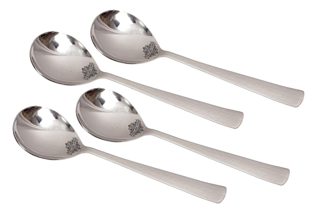 Stainless Steel Handmade Hammered Premium Quality Serving Spoon Cutlery Set