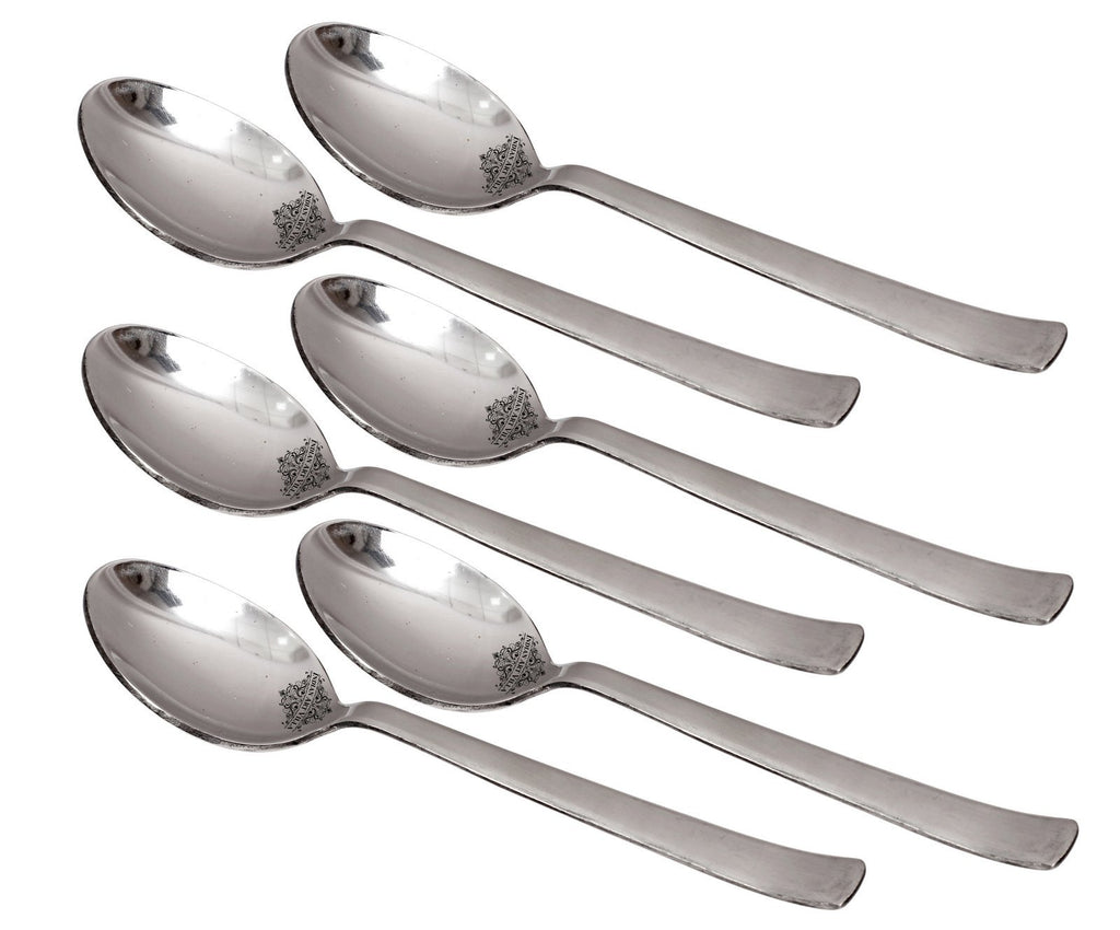 Stainless Steel Matt Finsh Premium Quality Cutlery Baby Spoon Set Spoons SS-5 6 Pieces