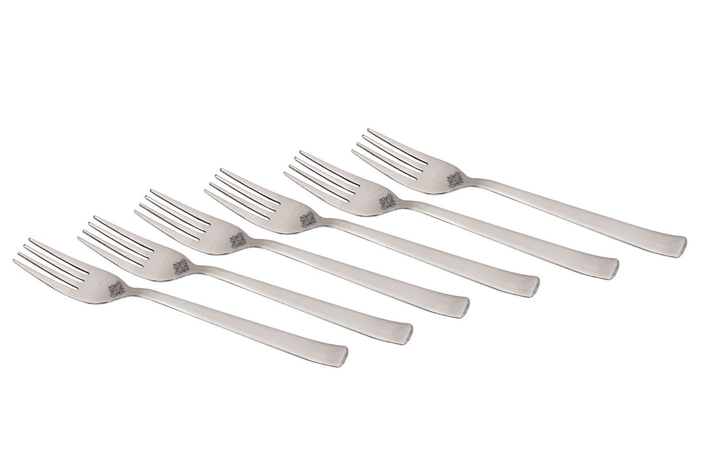 Stainless Steel Matt Finsh Premium Quality Table Fork Cutlery Set Forks SS-5 6 Pieces