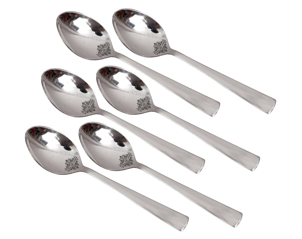 Stainless Steel Matt Finsh Premium Quality Table Spoon Cutlery Set Spoons SS-5 6 Pieces