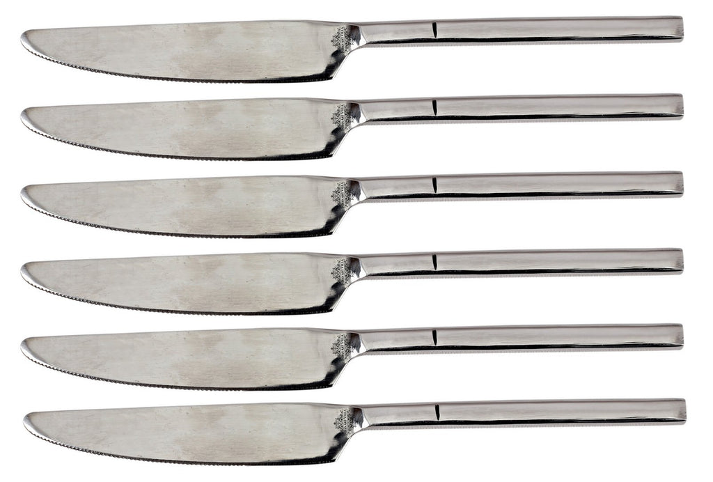 Stainless Steel New Flute Design Knife Cutlery Set - 8.5'' Inch, Knives SS-8 6 Pieces 