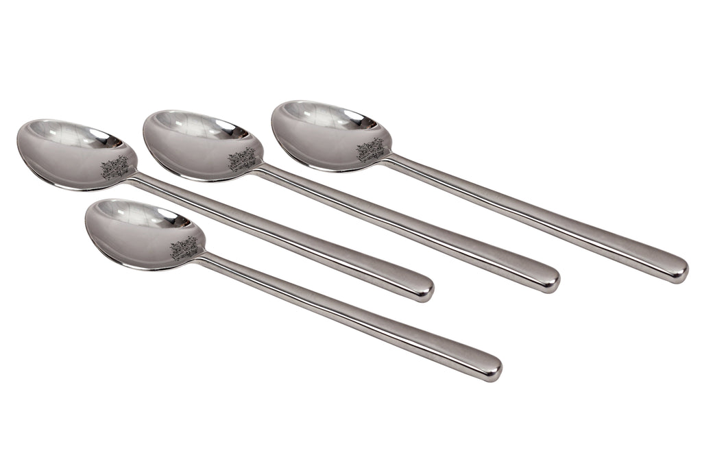 Stainless Steel New Smooth Design Dessert Spoon Cutlery Set -8'' Inch