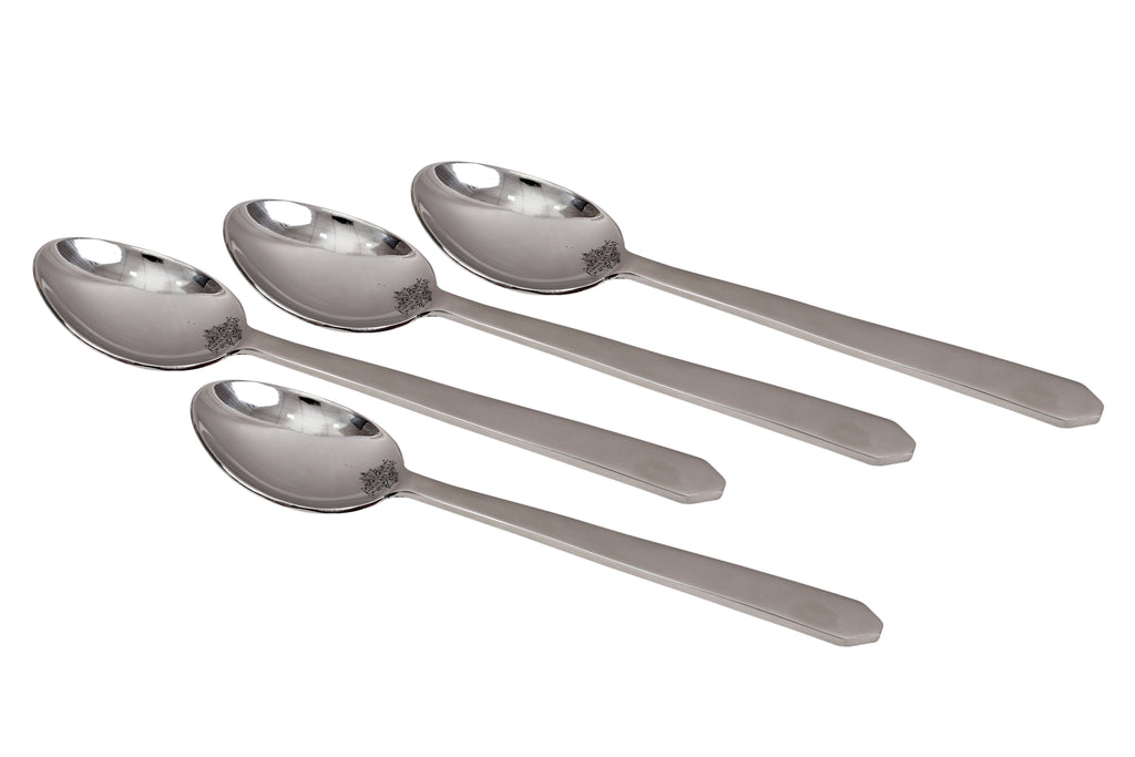 Stainless Steel New Style Triangle Edge Matt finish Baby Spoon Cutlery Set  -6'' Inch
