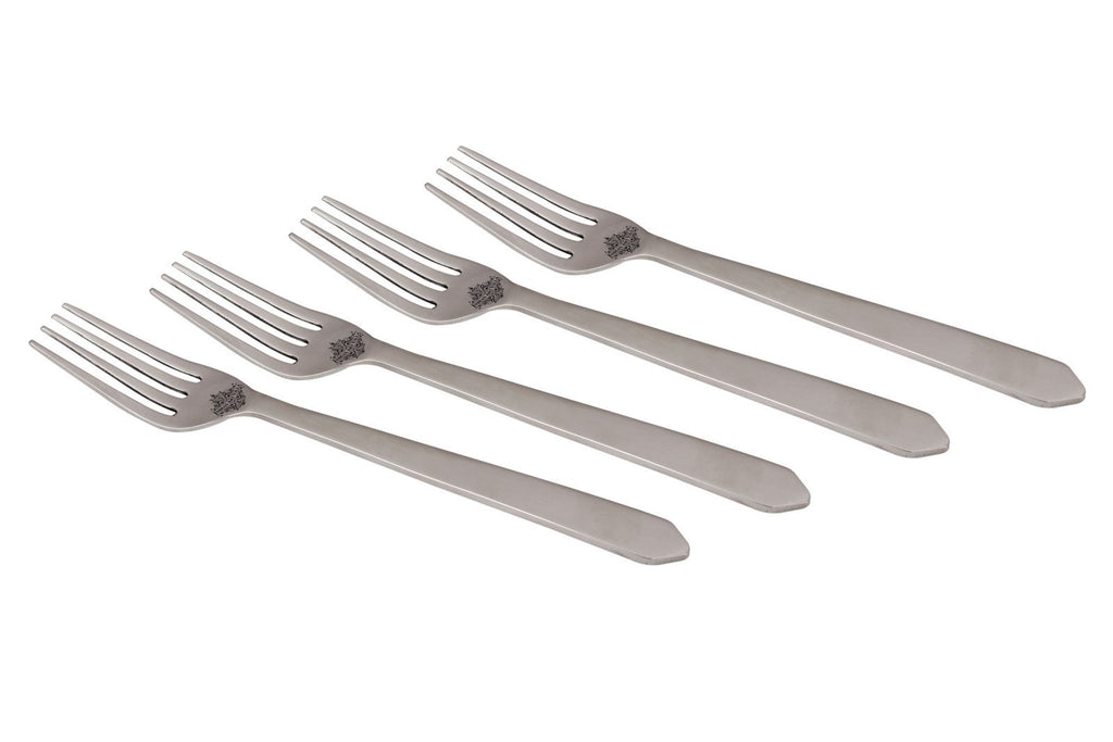 Stainless Steel New Style Triangle Edge Matt finish Desert Fork Cutlery Set -7.5'' Inch