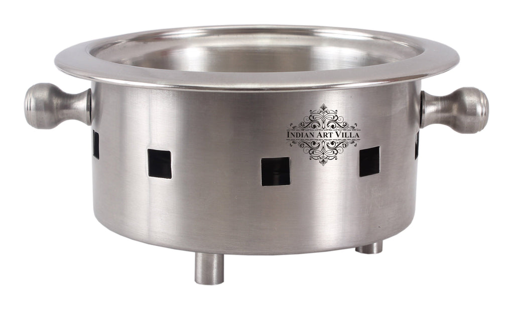 Steel Snack Warmer with Fuel Bowl|Serving Dishes Sigri SS-5